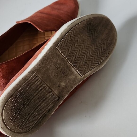 BIRDIES | The Swift Suede Sneakers In Nutmeg Burnt Orange Size 7.5 - Picture 5 of 5